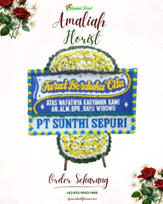 Papan Bunga Duka di Prangkokan