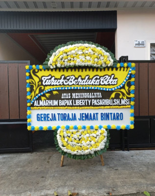 Papan Bunga Duka di Prangkokan