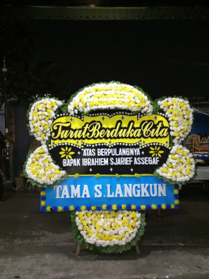 Papan Bunga Duka di Prangkokan