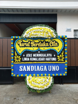 Papan Bunga Duka di Prangkokan
